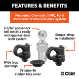 CURT Gooseneck Trailer Hitch Accessory Kit (MPN: 60692)