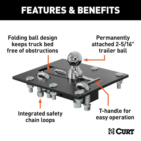 CURT Gooseneck Trailer Hitch (MPN: 61052)