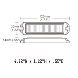 BUILTBRIGHT Work Bar Strobe 4 Slim (MPN: BB6110A)