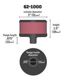 K&N Crankcase Breather Filter (MPN: 62-1000)