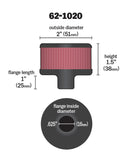 K&N Crankcase Breather Filter (MPN: 62-1020)