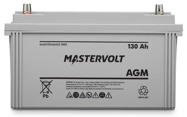 Mastervolt AGM Absorbed Glass Mat Battery (MPN: 62001300)