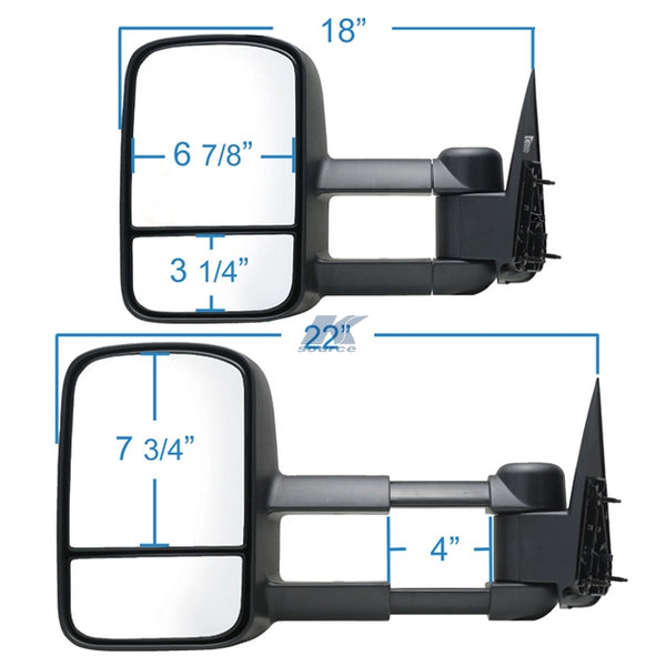 K-Source Exterior Towing Mirror (MPN: 62073-74G)