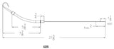 Mr Gasket Oil Dipstick With Chrome Tube (MPN: 6235)