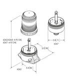 Ecco Electronic LED Beacon (MPN: 6262A)