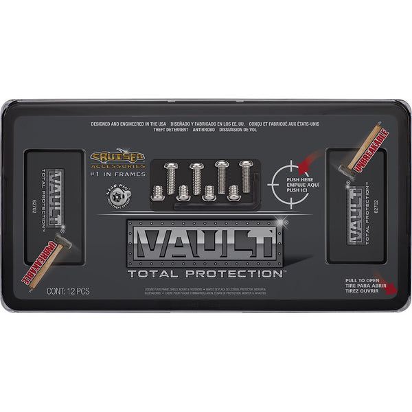 Cruiser Black Smoke Vault License Plate Frame (MPN: 62702)