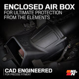 K and N Filters Cold Air Intake System (MPN: 63-1597)