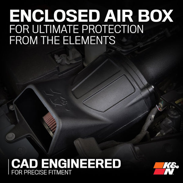 K and N Filters Cold Air Intake System (MPN: 63-1597)