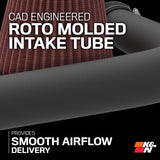 K and N Filters Cold Air Intake System (MPN: 63-9034)