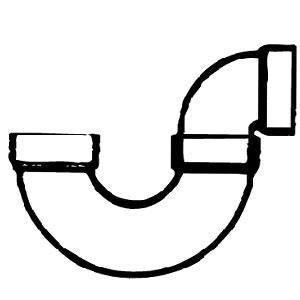 LaSalle Bristol P-Trap Sink Trap (MPN: 633201)