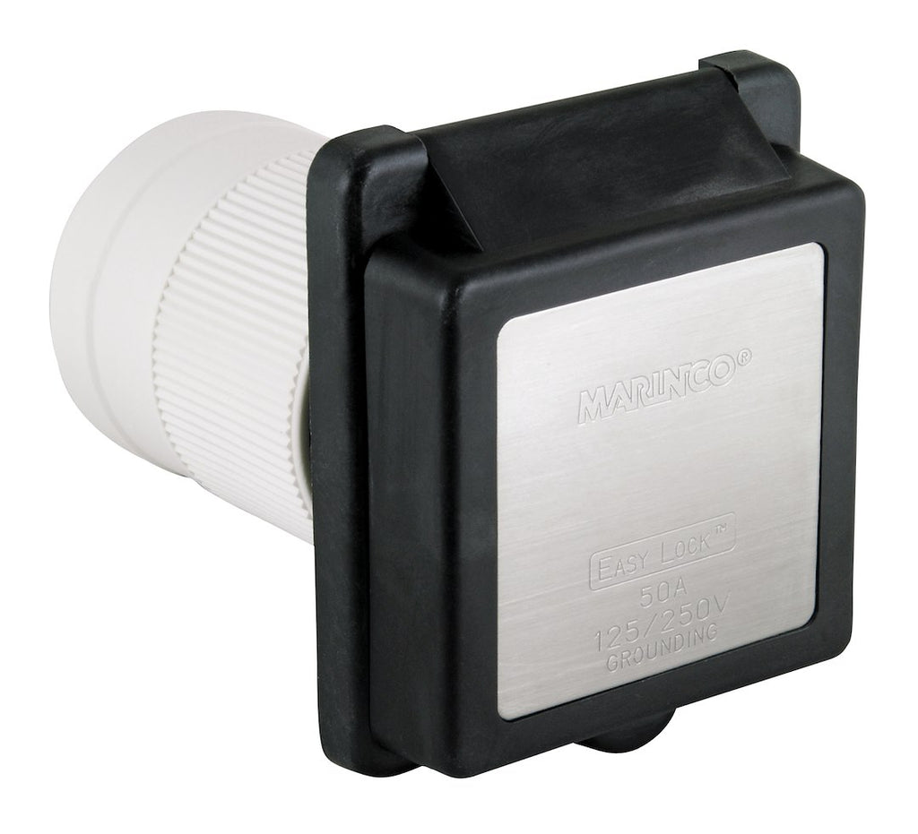 Marinco Power Inlet Port (MPN: 6353ELRV.BLK) – Sprinter Parts Depot