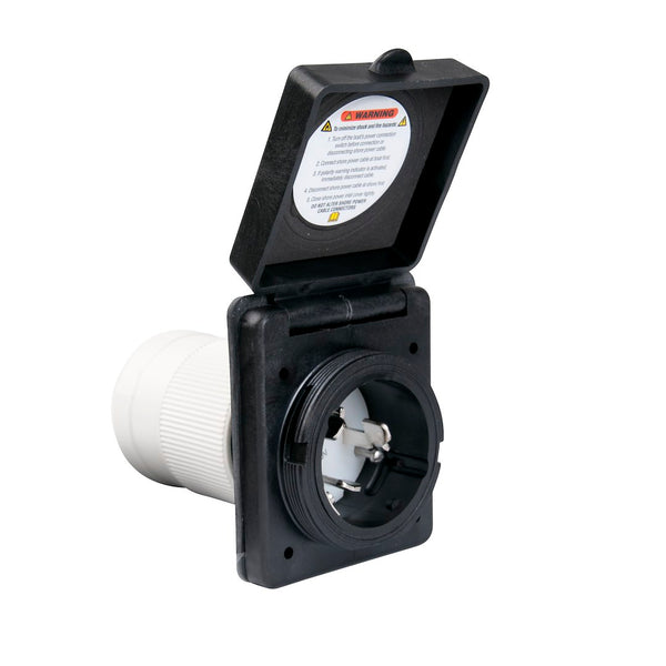 Marinco Power Inlet Port (MPN: 6353ELRV.BLK)