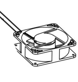Norcold Refrigerator Cooling Fan Assembly (MPN: 637154)