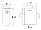 Moroso Performance Radiator Overflow Tank (MPN: 63766)