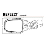 Rigid Lighting Reflect Exterior Mirror Set (MPN: 64011)
