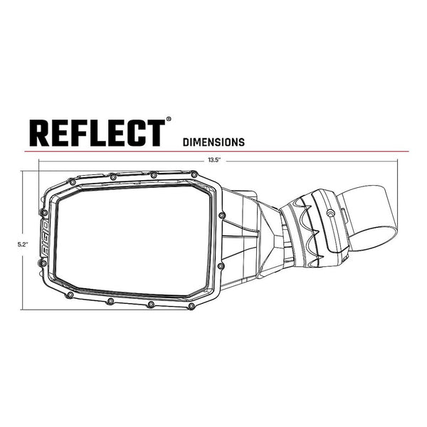 Rigid Lighting Reflect Exterior Mirror Set (MPN: 64011)