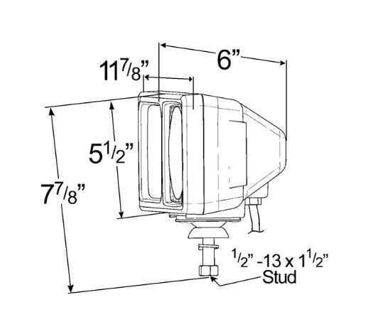 Grote Snow Plow Light With Turn Signal (MPN: 64261-4)