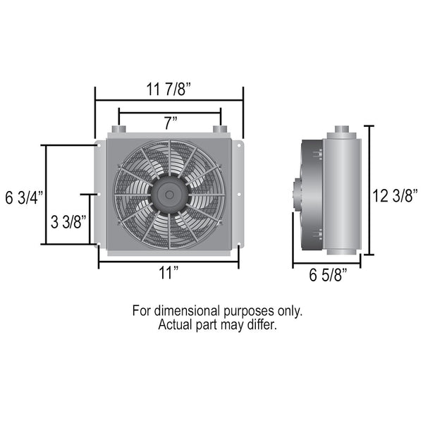 Derale Hi-Flow Racing Fluid Cooler (MPN: 65860)