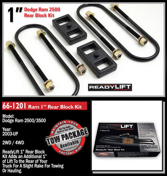 ReadyLift Leaf Spring Block Kit (MPN: 66-1201)