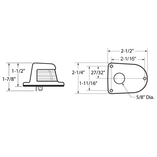 Attwood Navigation Light 66000 Series (MPN: 66319G7)