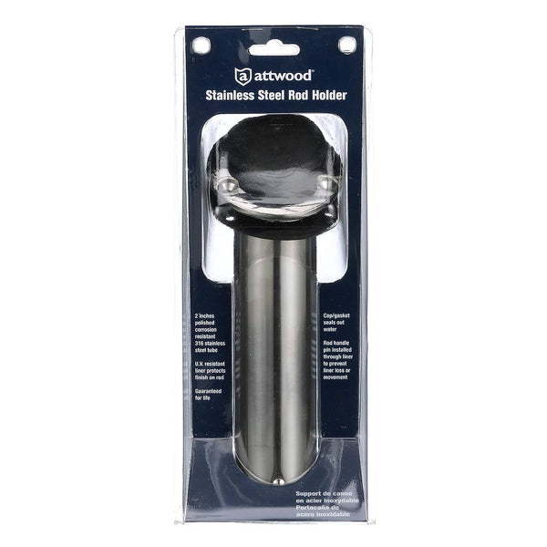Attwood Stainless Steel Fishing Rod Holder (MPN: 66362-7)