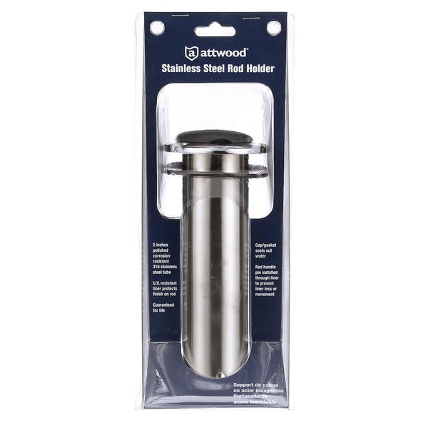 Attwood Stainless Steel Fishing Rod Holder (MPN: 66364-7)