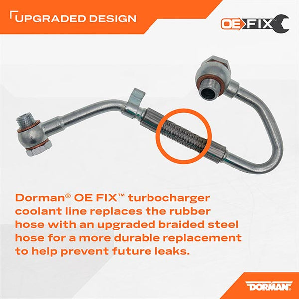 Dorman Turbocharger Coolant Line (MPN: 667-562)