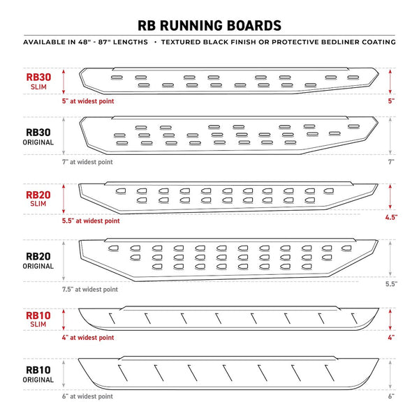 Go Rhino Running Board RB20 (MPN: 69434680PC)