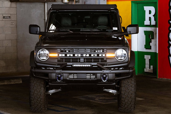 DV8 Offroad Bull Bar With Light Mount (MPN: LBBR-04)