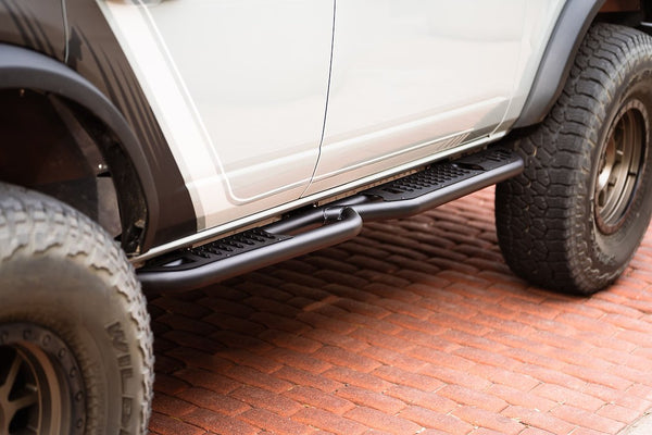 DV8 Offroad Round Tube Side Steps (MPN: SRBR-02)