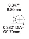Blue Sea Circuit Breaker (MPN: 2132-BSS)