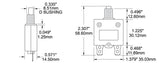 Blue Sea Circuit Breaker (MPN: 2131-BSS)