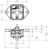 Blue Sea Circuit Breaker 285 Series (MPN: 7082-BSS)