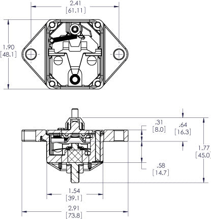 Blue Sea Circuit Breaker 285 Series (MPN: 7088-BSS)