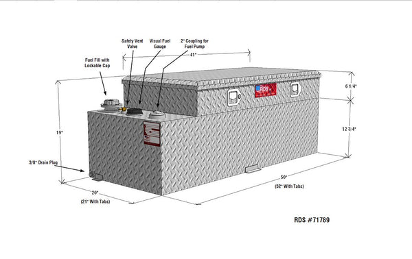 RDS Tanks Liquid Transfer Tank (MPN: 71789)