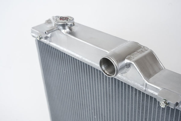 CSF Radiator Two Row Smooth Satin Aluminum Core (MPN: 7213)