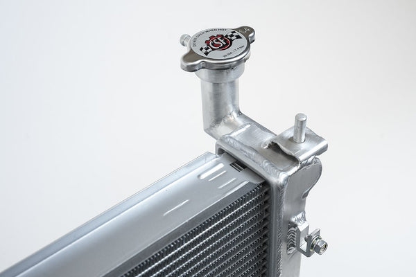 CSF Radiator Two Row Smooth Satin Aluminum Core (MPN: 7216)