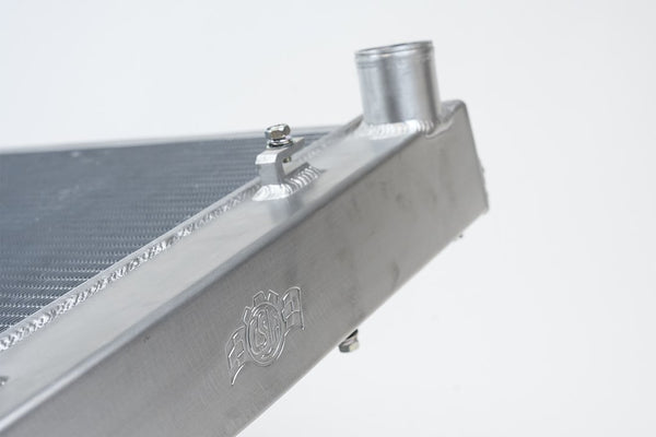 CSF Radiator Two Row Smooth Satin Aluminum Core (MPN: 7216)