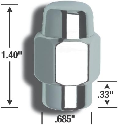 Gorilla Lug Nut Short Shank (MPN: 72187B)