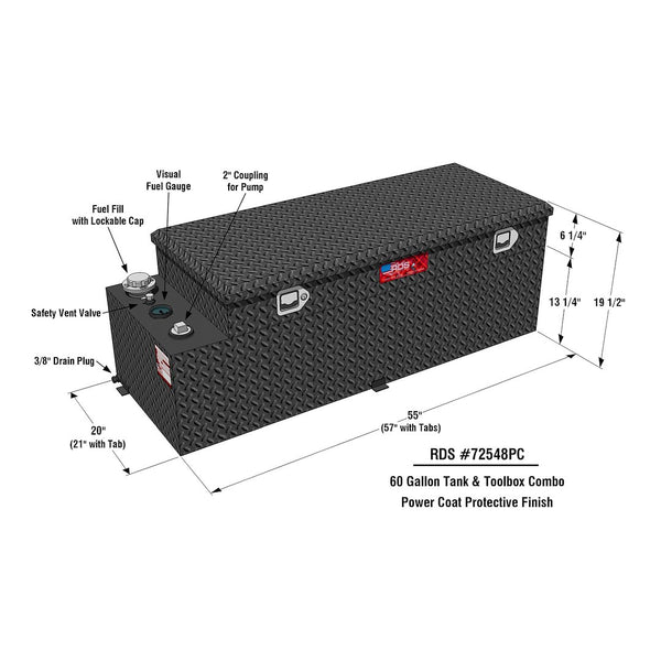 RDS Tanks Liquid Transfer Tank (MPN: 72548PC)