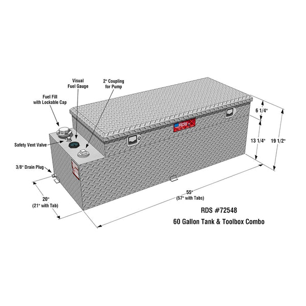 RDS Tanks Liquid Transfer Tank (MPN: 72548)