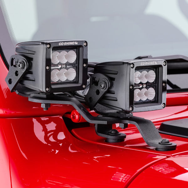 Go Rhino Driving Fog Light Mounting Bracket (MPN: 730231T)