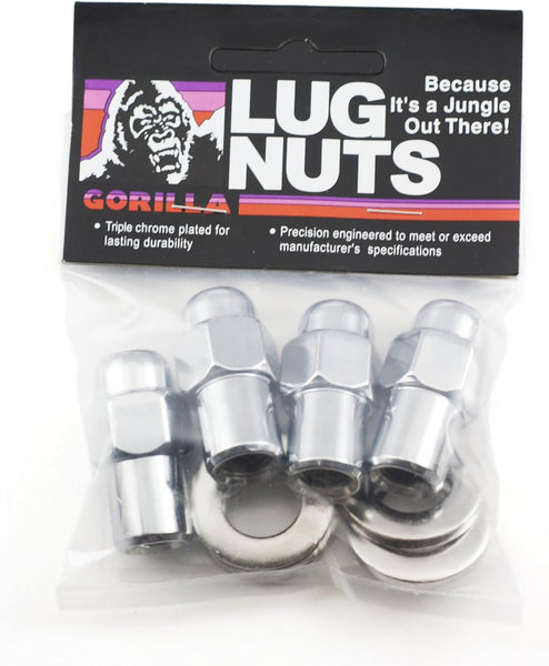Gorilla Lug Nut With Washer (MPN: 73177CRB)