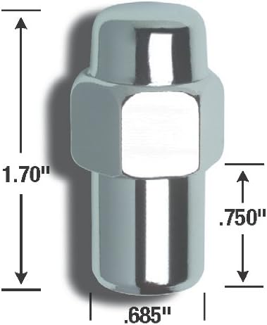 Gorilla Lug Nut With Washer (MPN: 73187CRB)