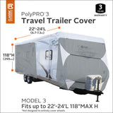 Classic Accessories Travel Trailer Cover (MPN: 73363)