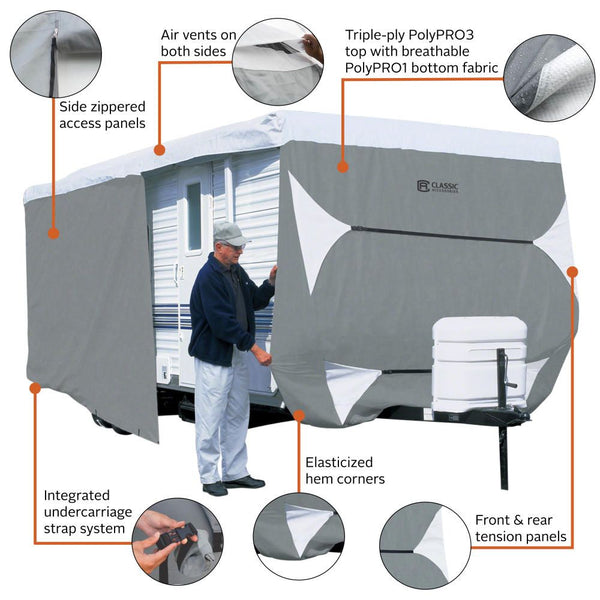 Classic Accessories Travel Trailer Cover (MPN: 73463)