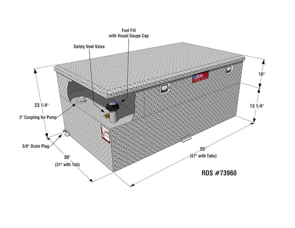 RDS Tanks Liquid Transfer Tank (MPN: 73960)