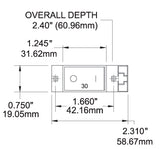 Blue Sea Circuit Breaker (MPN: 7402-BSS)