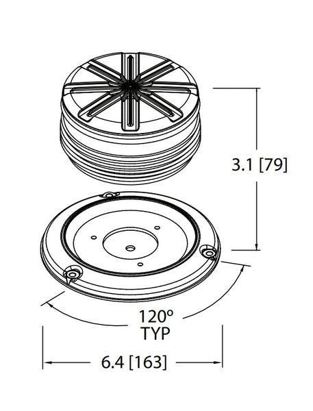 Ecco Electronic Beacon LED Light (MPN: 7460A)