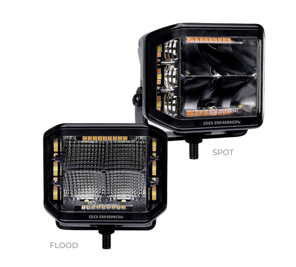 Go Rhino Blackout Series LED Driving Fog Light (MPN: 750700322SCS)